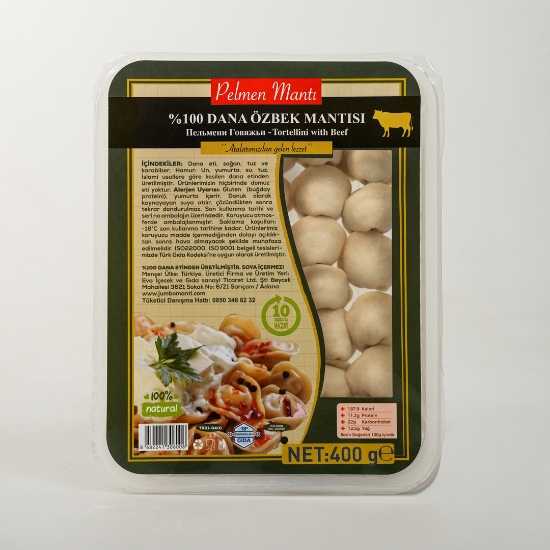 %100 Dana Özbek Mantısı